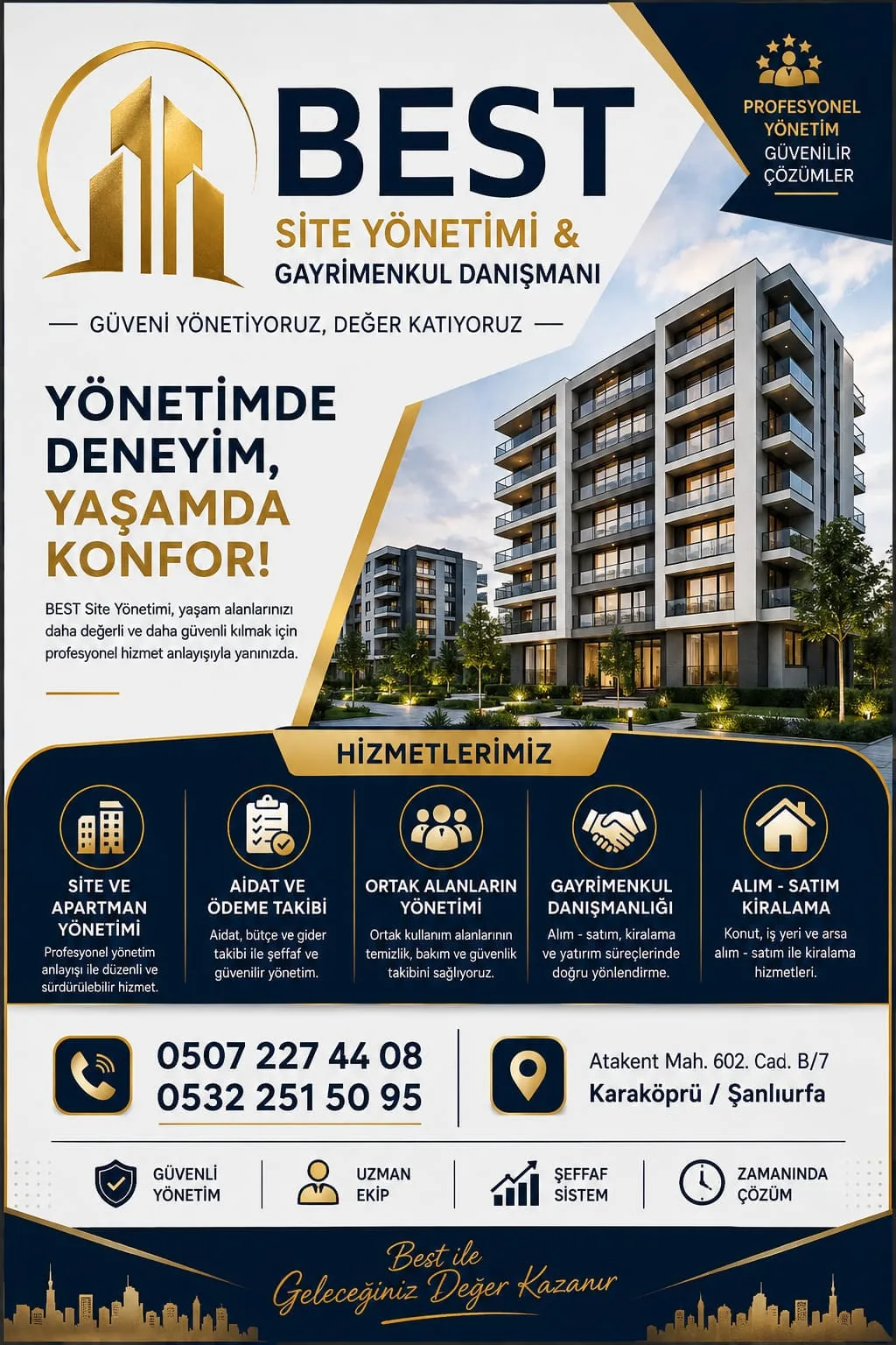 Düzenli takip,
açık iletişim.
